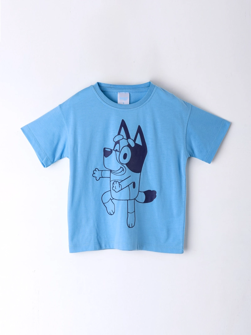 POLERA NIÑO BLUEY MANGA CORTA BEBÉ - 1