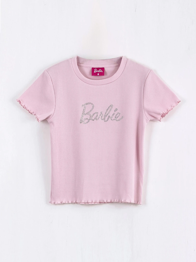 POLERA NIÑA BARBIE MANGA CORTA - 1