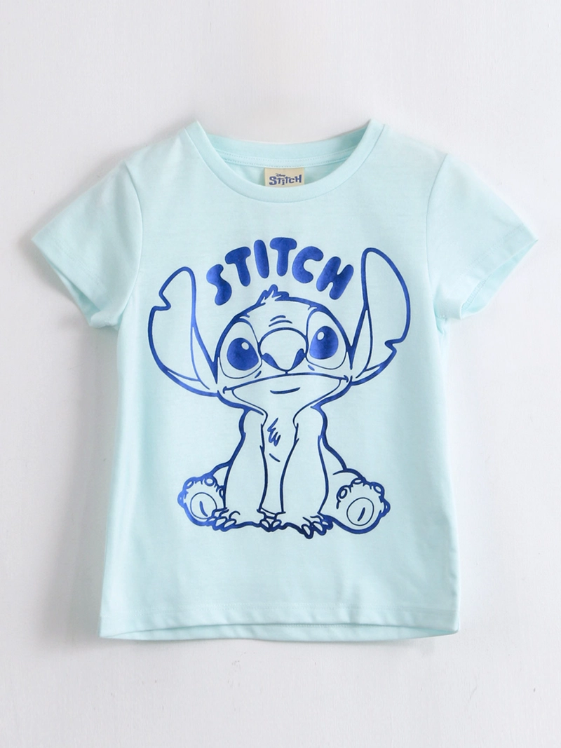 POLERA MANGA CORTA NIÑA DISNEY STITCH - 1