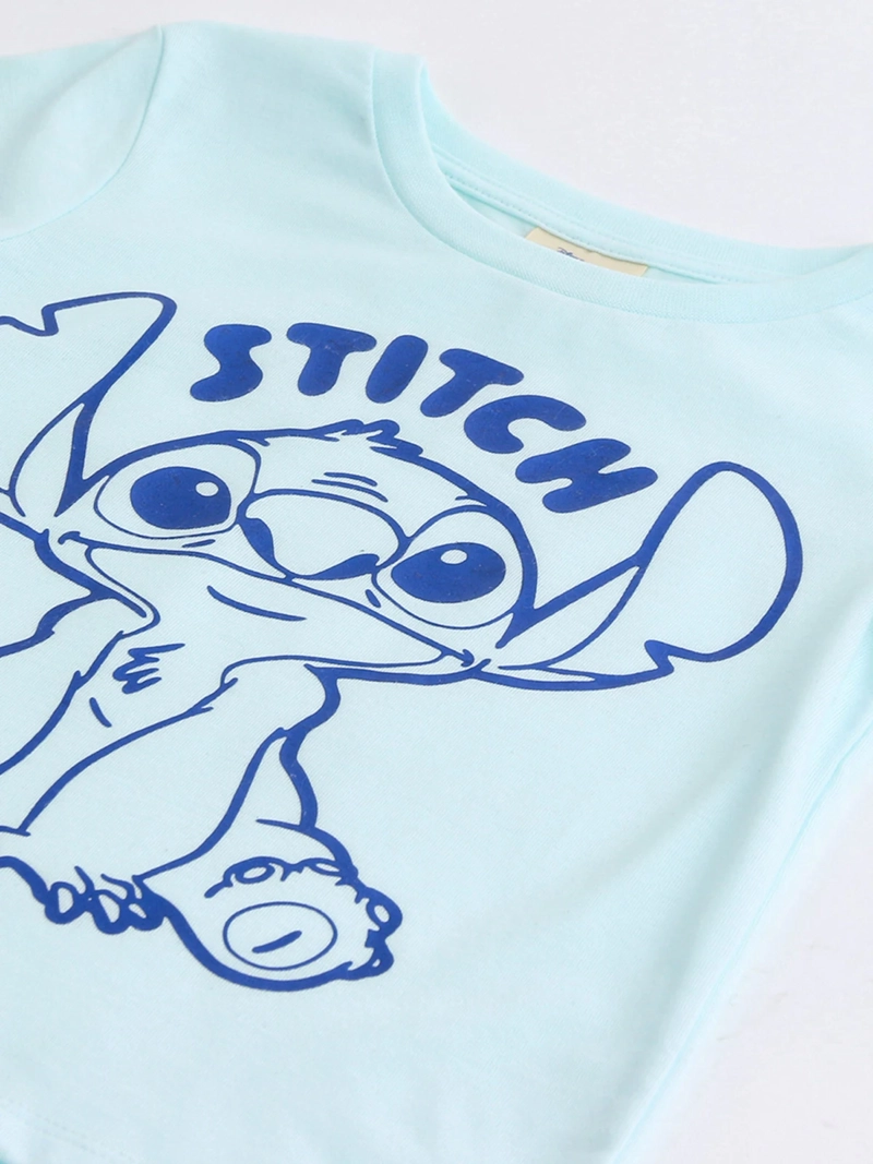 POLERA MANGA CORTA NIÑA DISNEY STITCH - 3