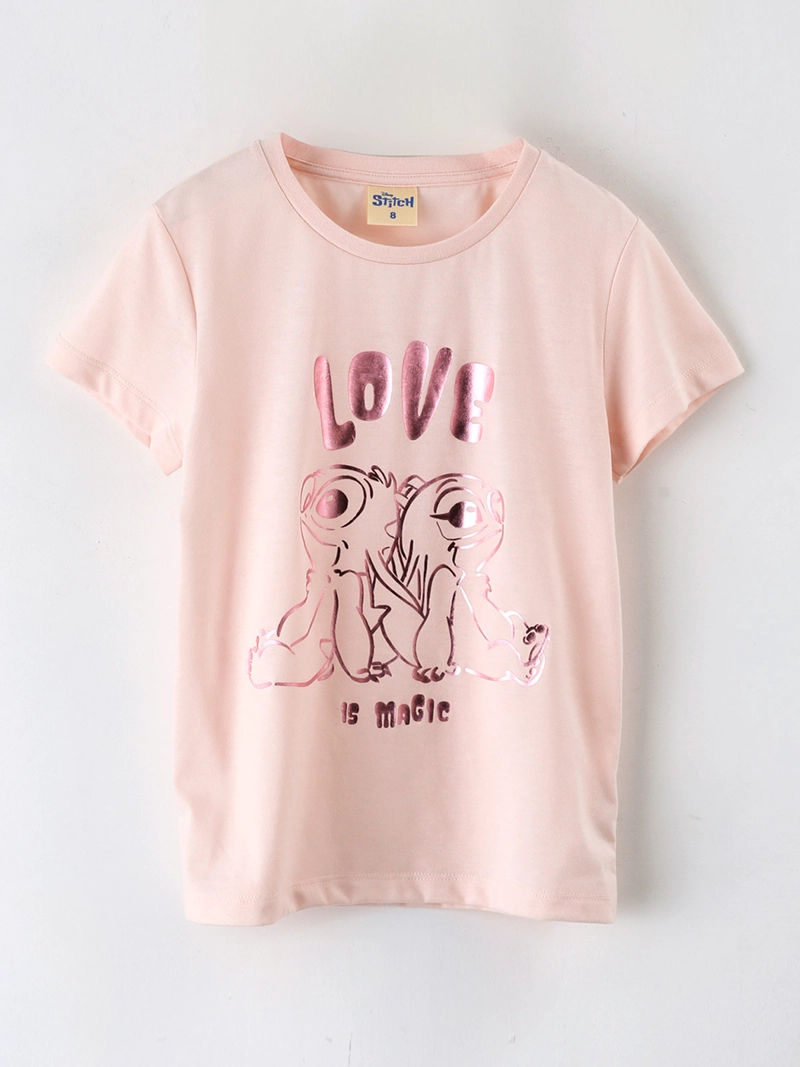 POLERA MANGA CORTA NIÑA DISNEY STITCH - 1