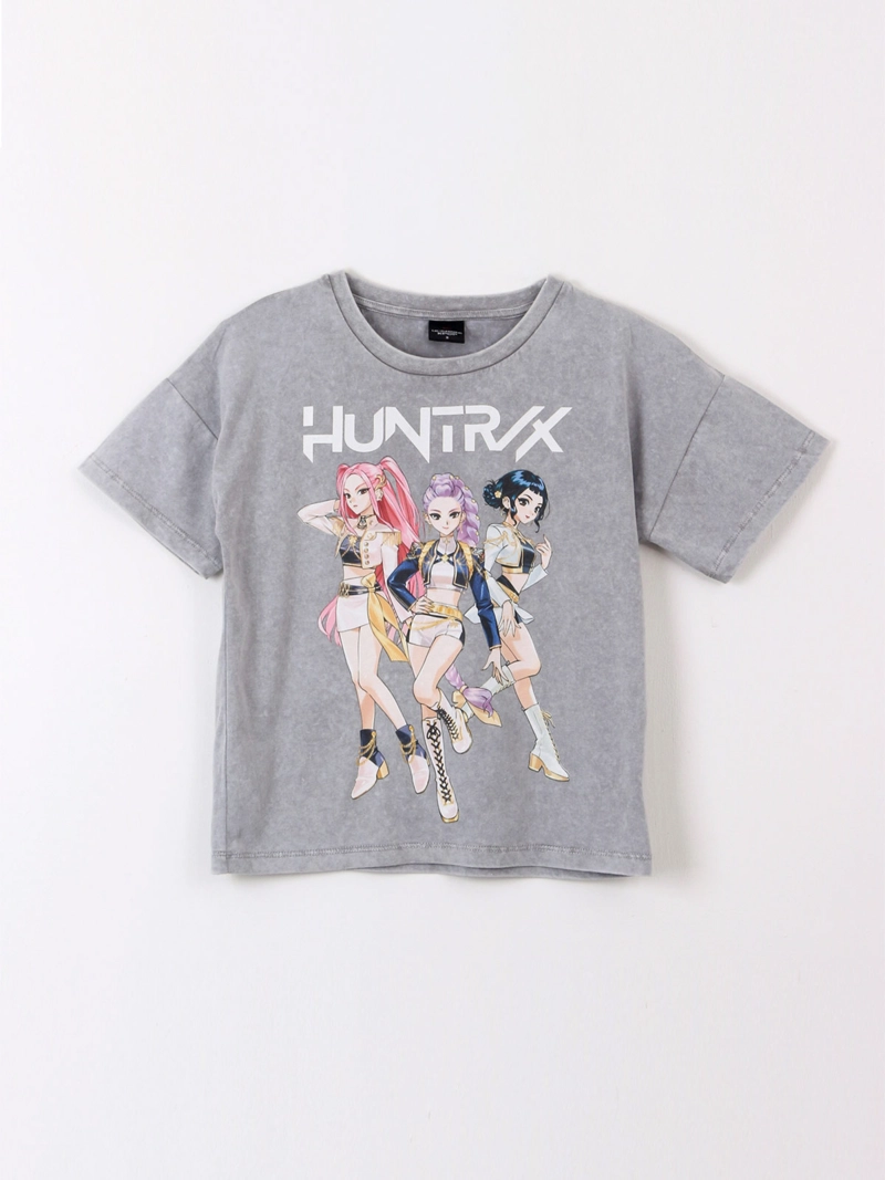 POLERA NIÑA KPOP DEMON HUNTERS MANGA CORTA - 1