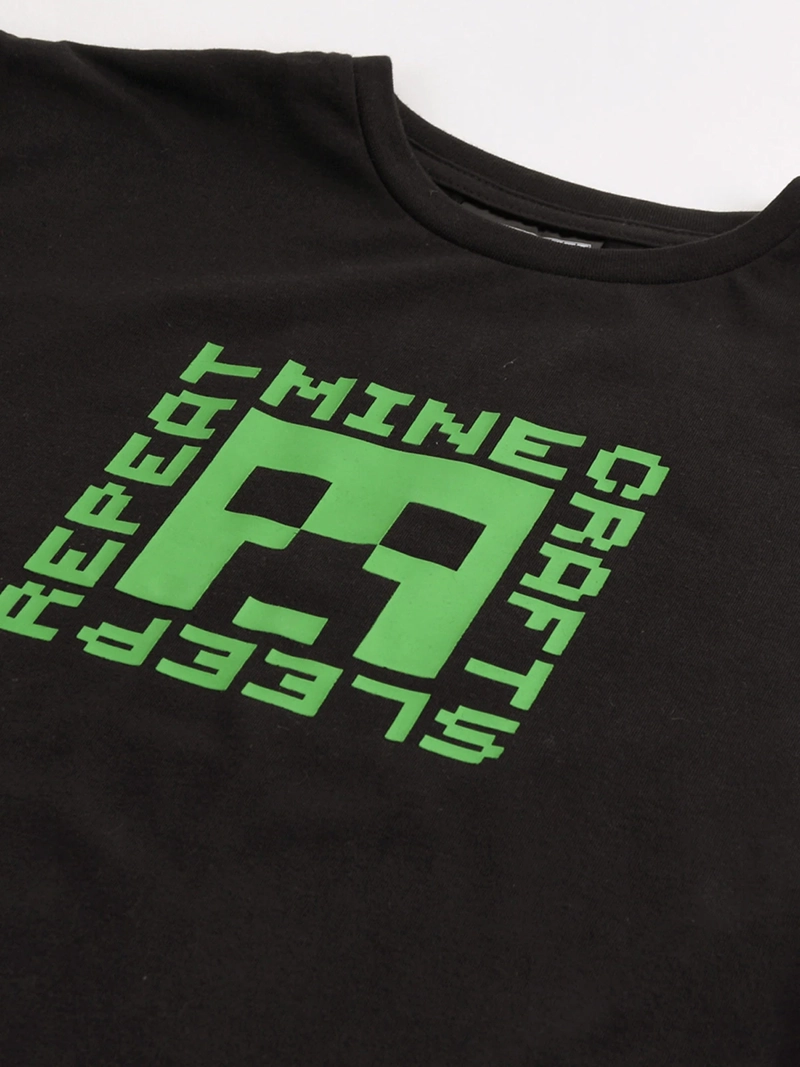 POLERA MANGA CORTA NIÑO MINECRAFT - 3