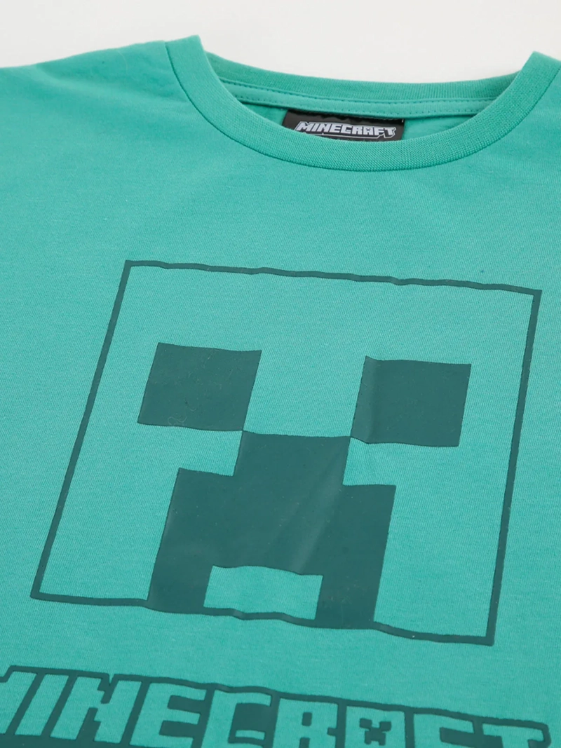 POLERA MANGA CORTA NIÑO MINECRAFT - 3