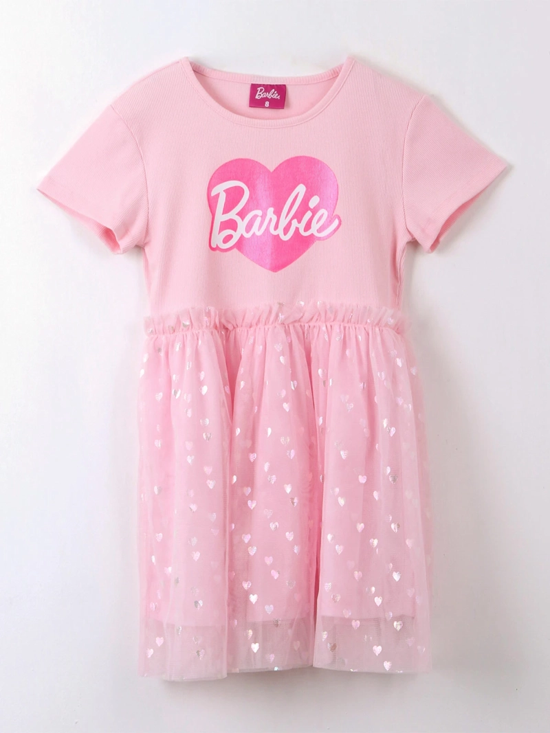 VESTIDO NIÑA BARBIE CORAZÓN - 1