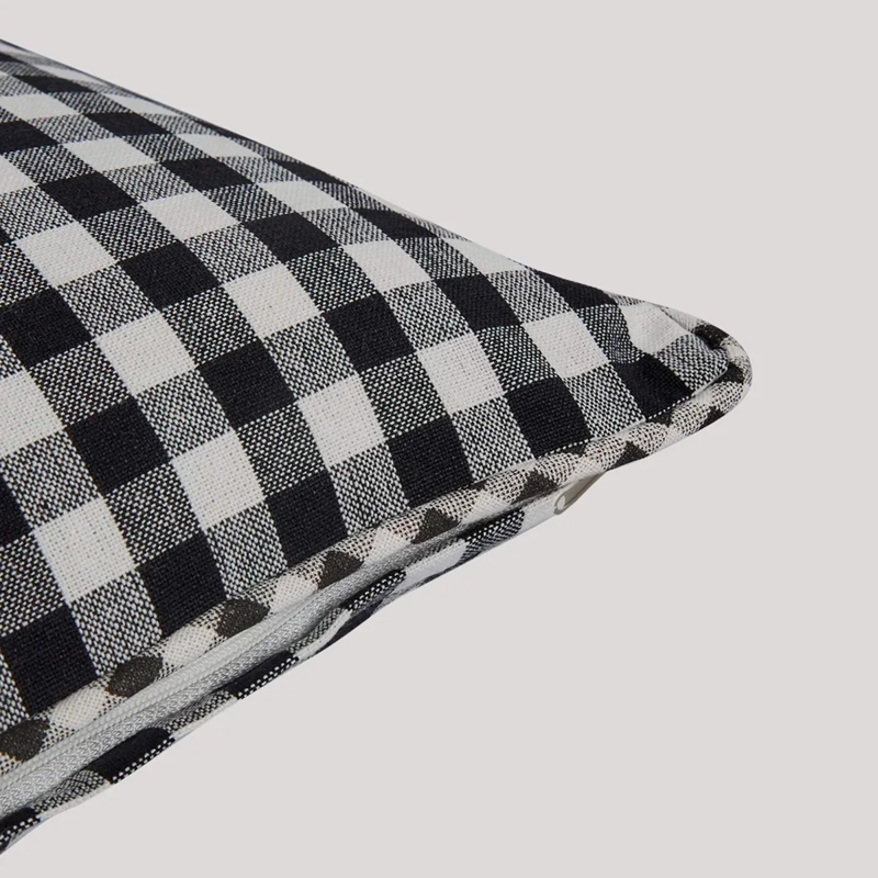 COJÍN RIPLEY HOME VICHY 45X45 CM NEGRO - 4