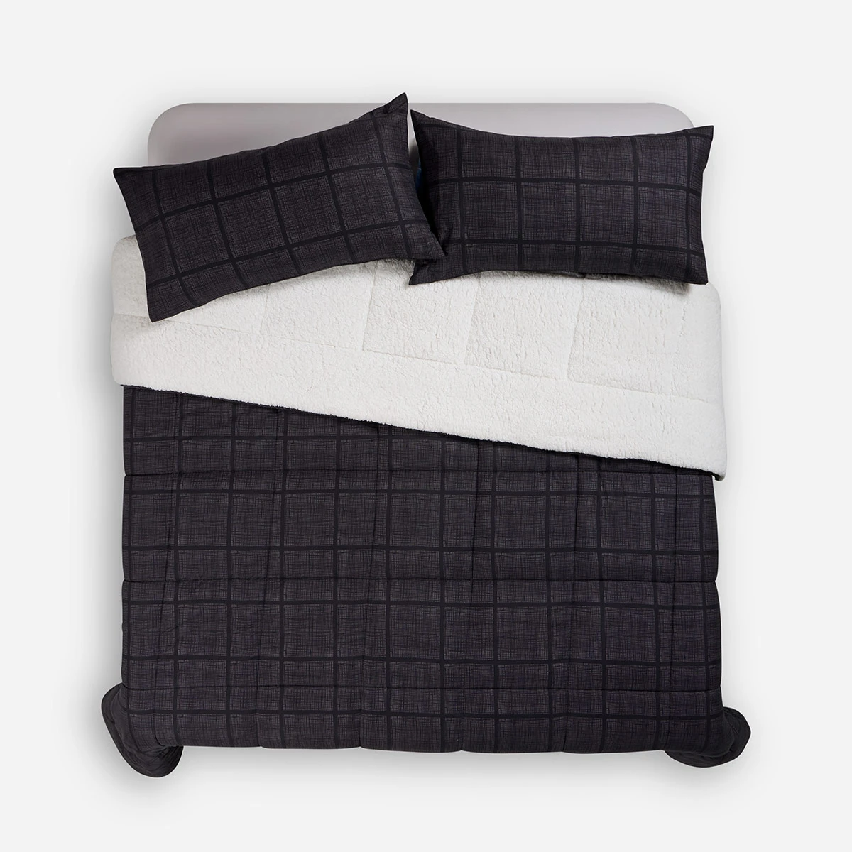 PLUMÓN ROSEN ALASKA SHERPA 2 PLAZAS MULTI NEGRO - 3