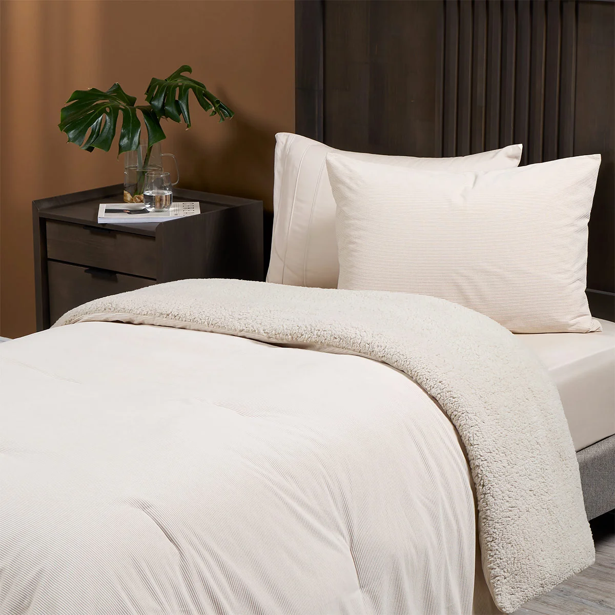 PLUMÓN ROSEN ALASKA SHERPA 1.5 PLAZAS CORD LATTE - 2