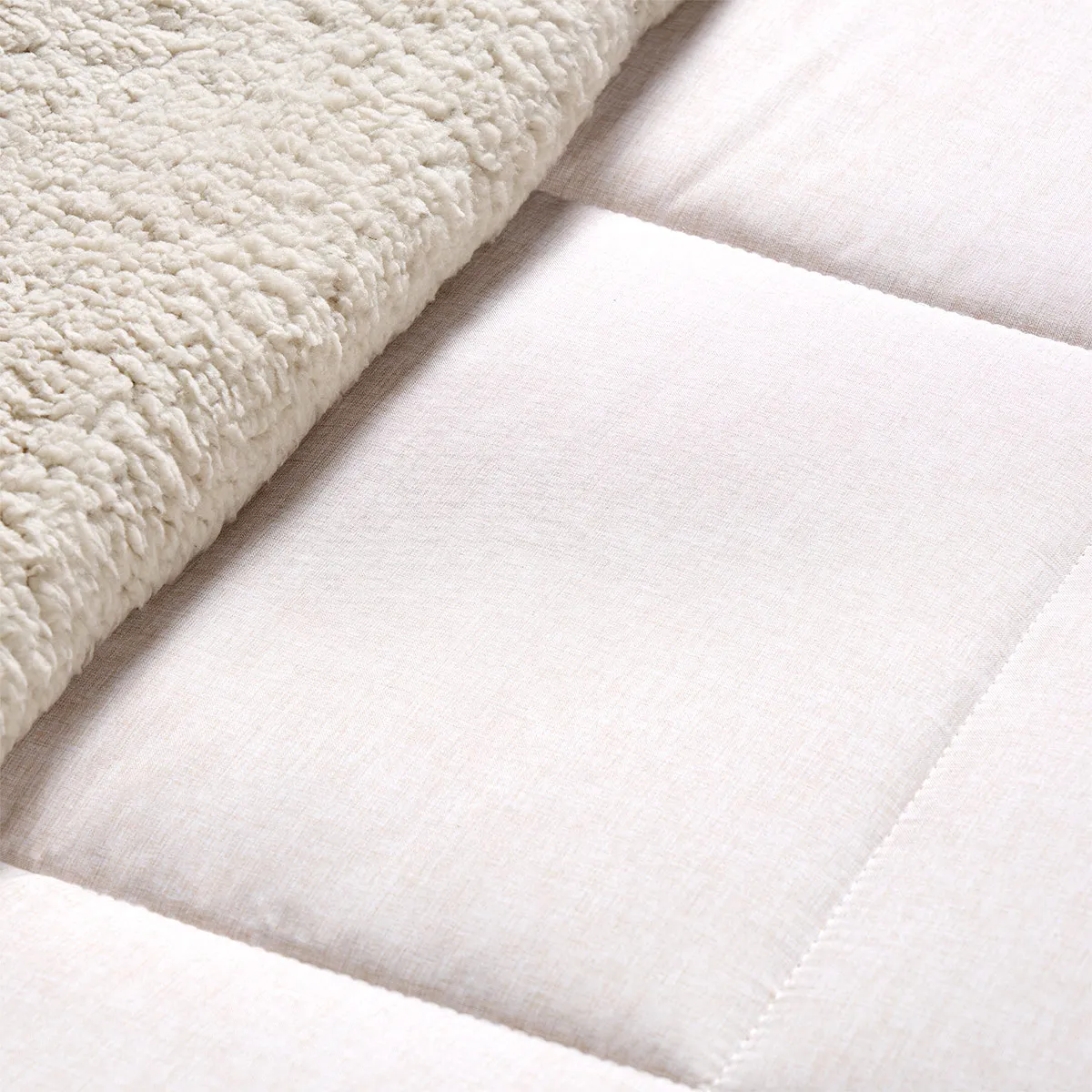 PLUMÓN ROSEN SHERPA LISO 1.5 PLAZAS ARENA MELANGE - 4