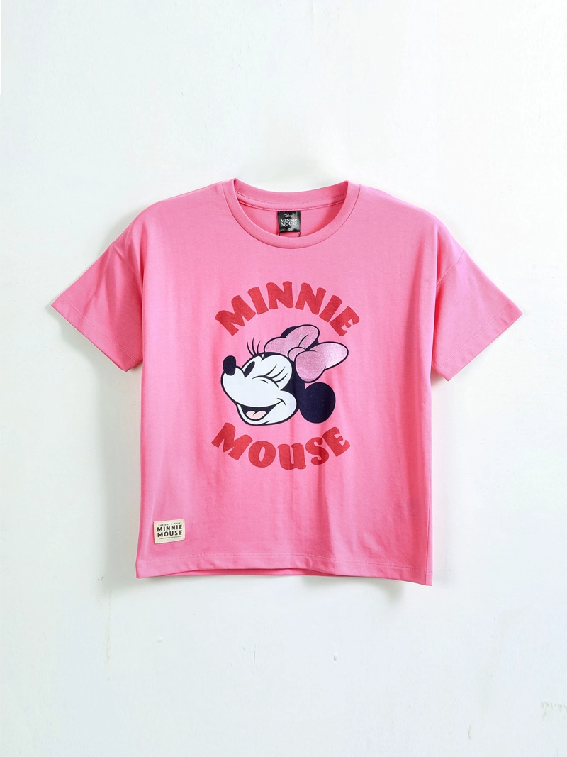 POLERA NIÑA DISNEY MANGA CORTA MINNIE - 1