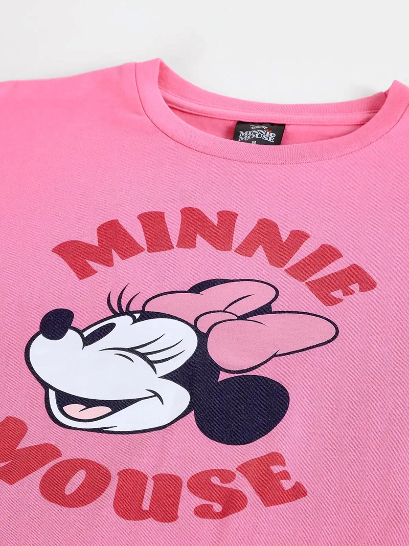 POLERA NIÑA DISNEY MANGA CORTA MINNIE - 3