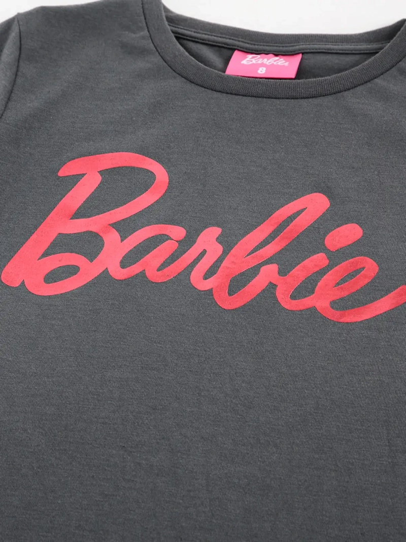 POLERA MANGA CORTA NIÑA BARBIE - 3