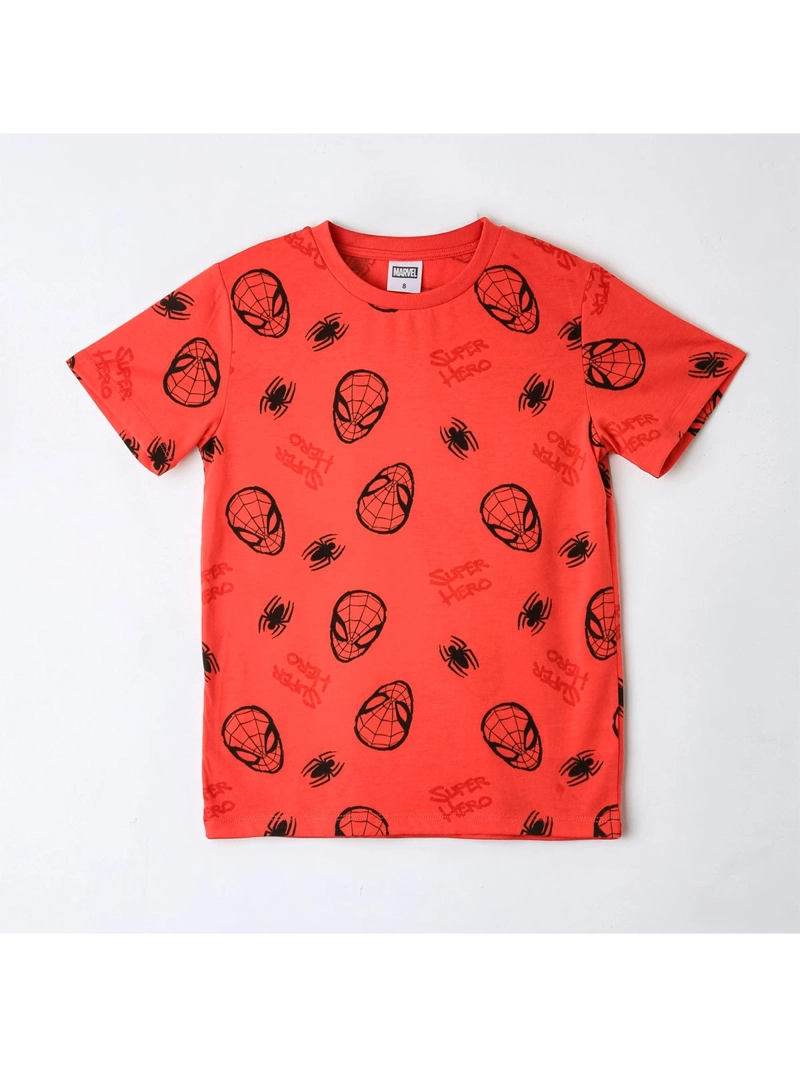 POLERA NIÑO SPIDERMAN MANGA CORTA - 1