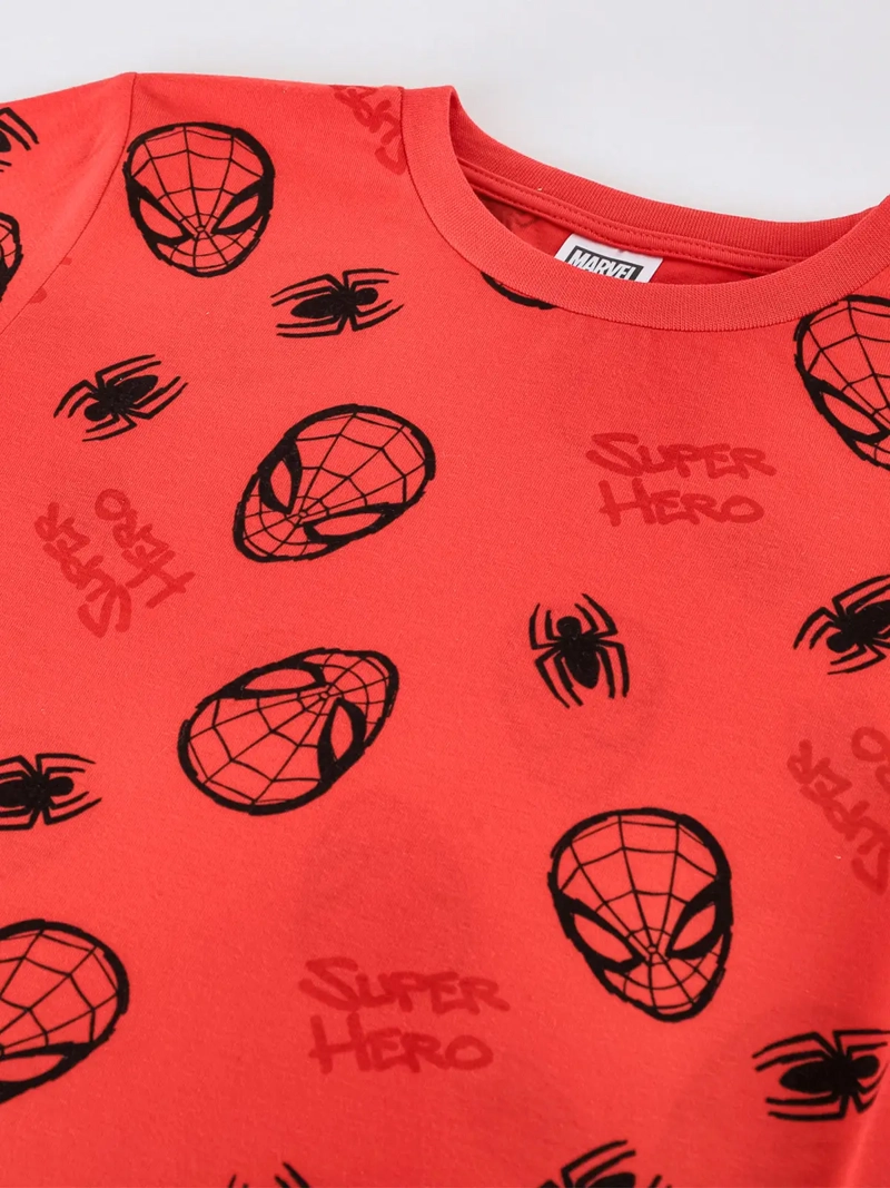 POLERA NIÑO SPIDERMAN MANGA CORTA - 3