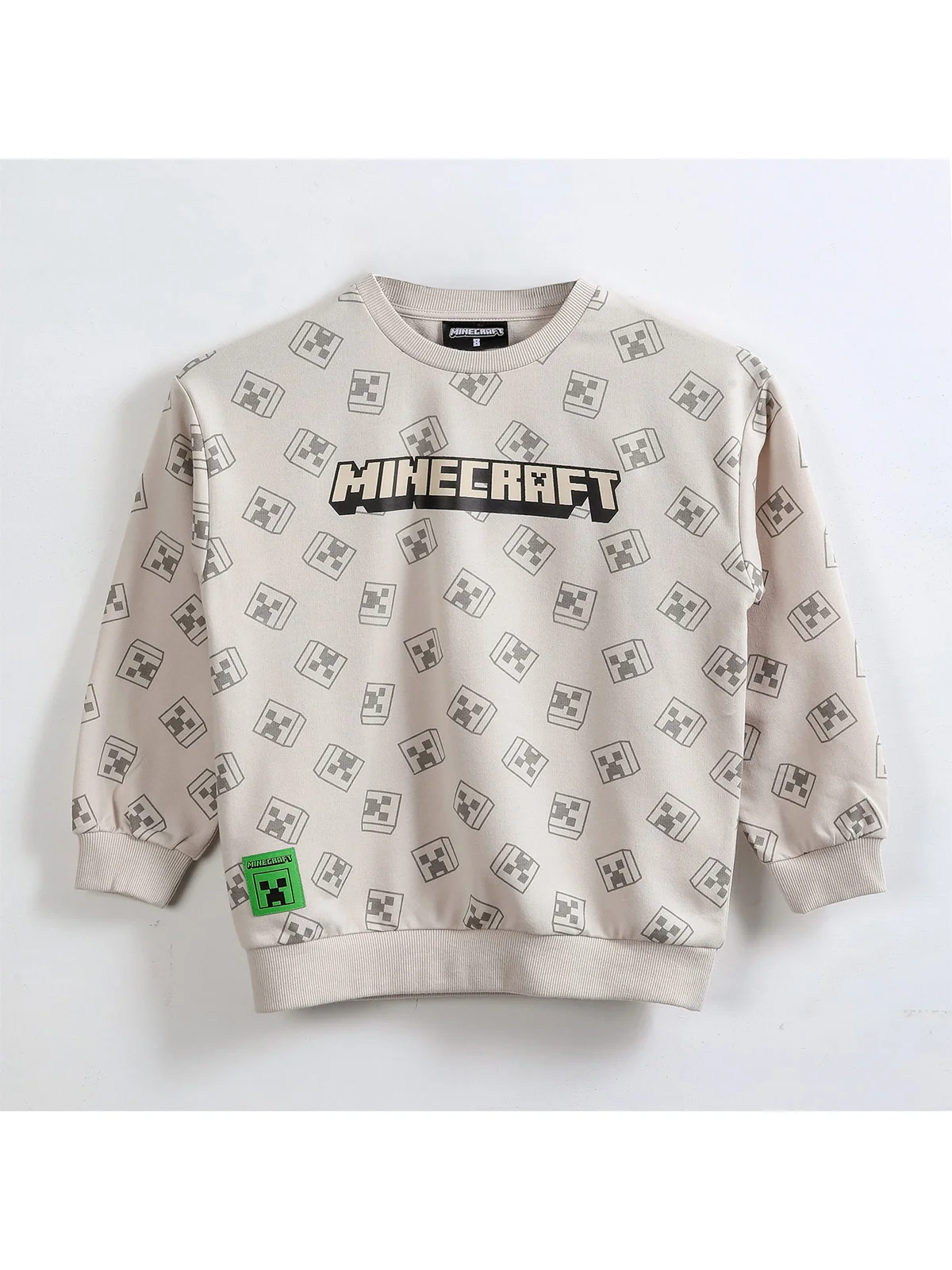POLERÓN NIÑO MINECRAFT MANGA LARGA - 1