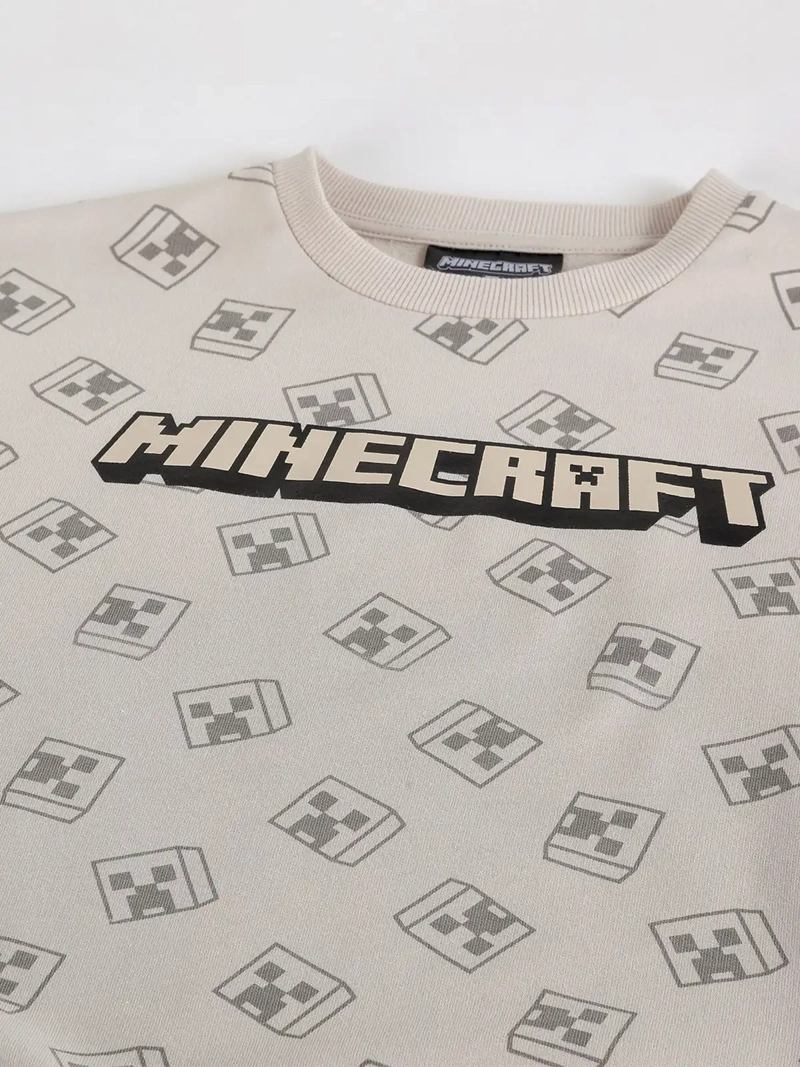 POLERÓN NIÑO MINECRAFT MANGA LARGA - 3