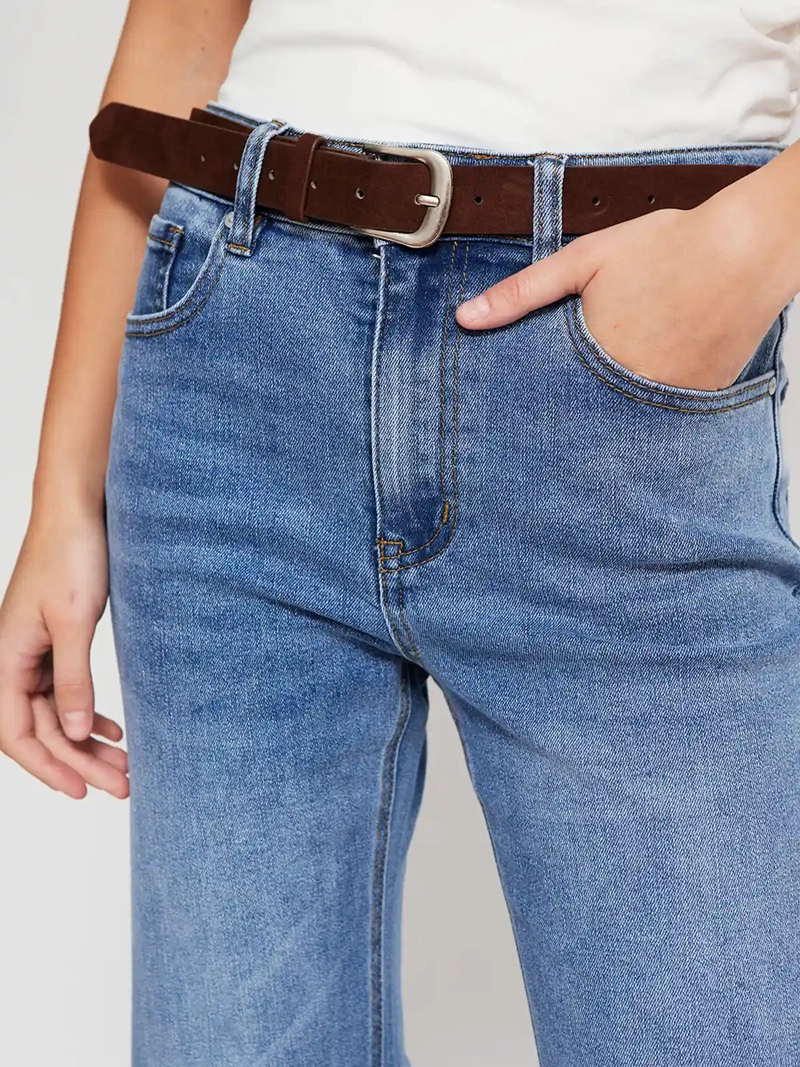 JEANS MUJER MARQUIS ALGODÓN CROP FLARE - 4