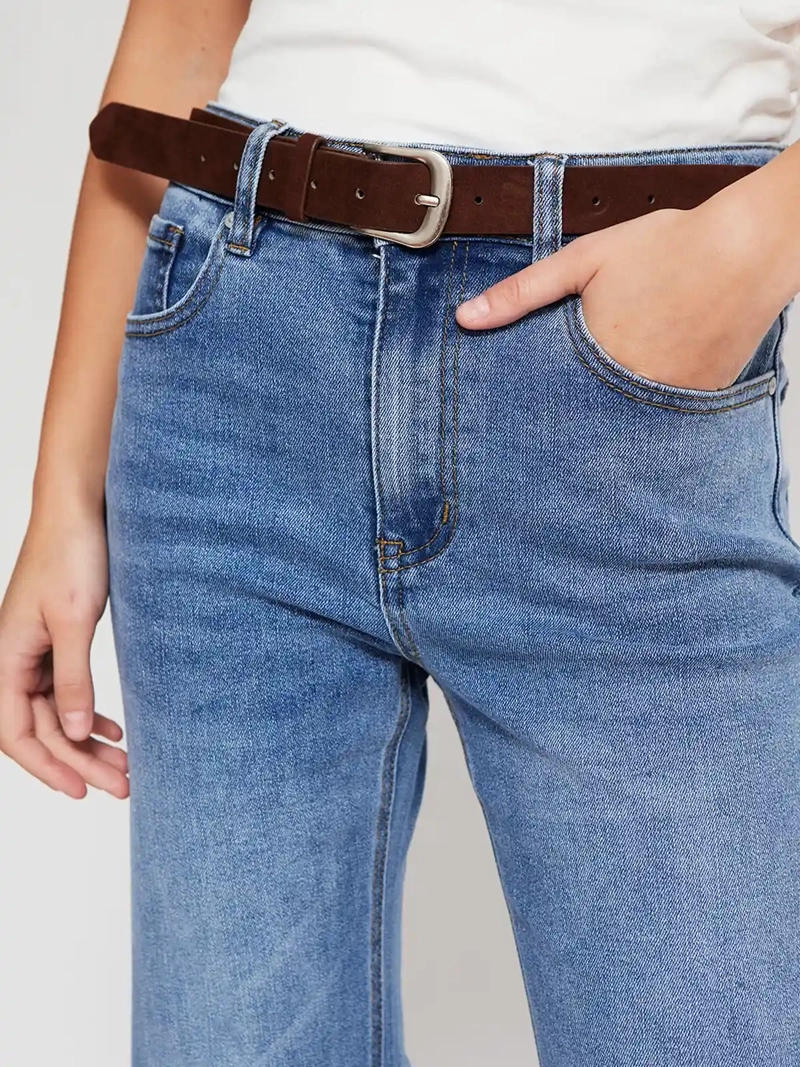 JEANS MUJER MARQUIS ALGODÓN CROP FLARE - 4