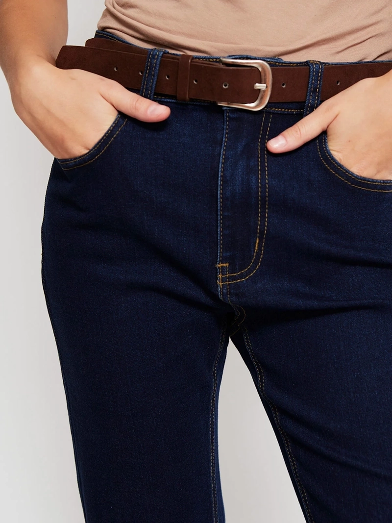 JEANS MUJER MARQUIS ALGODÓN CROP FLARE - 4