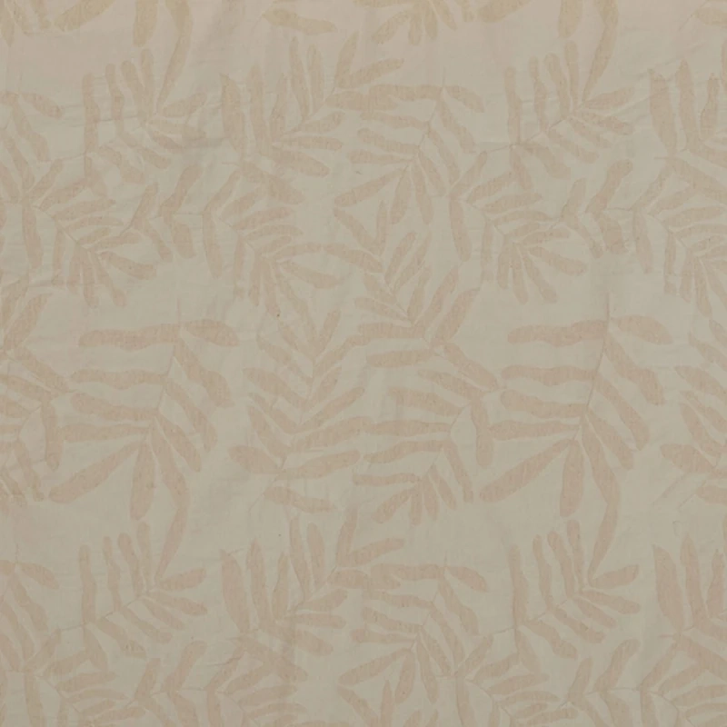 PLUMÓN MAISON LINETT HOJAS OLIVO 2 PLAZAS BEIGE - 5