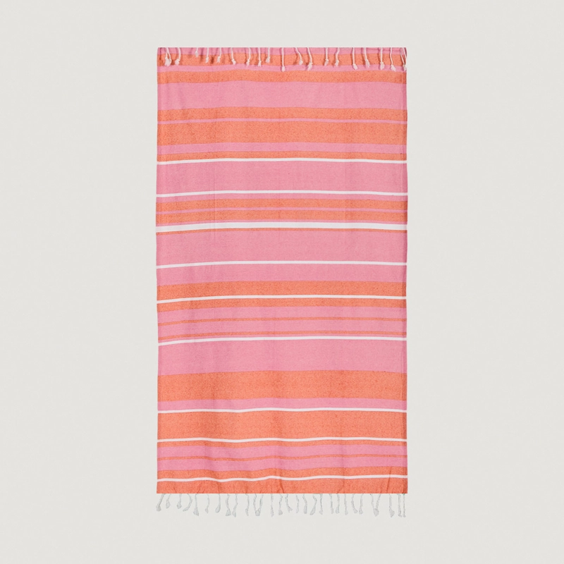 TOALLA DE PLAYA TATIENNE PAREO LÍNEAS ORA-PINK - 2