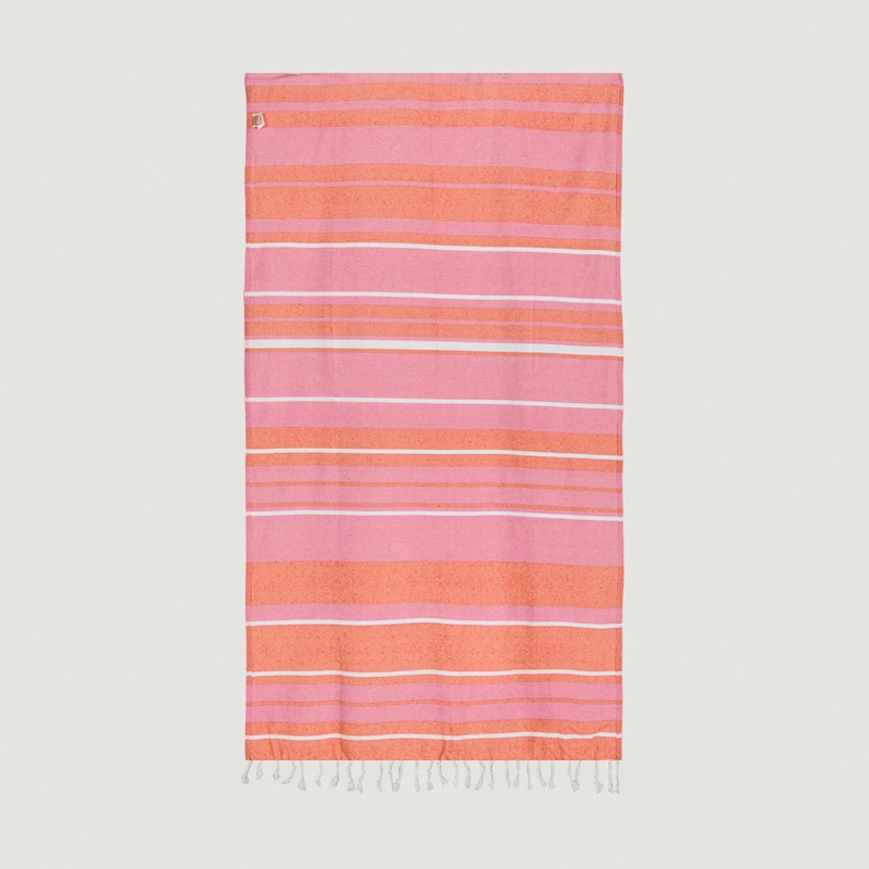 TOALLA DE PLAYA TATIENNE PAREO LÍNEAS ORA-PINK - 3