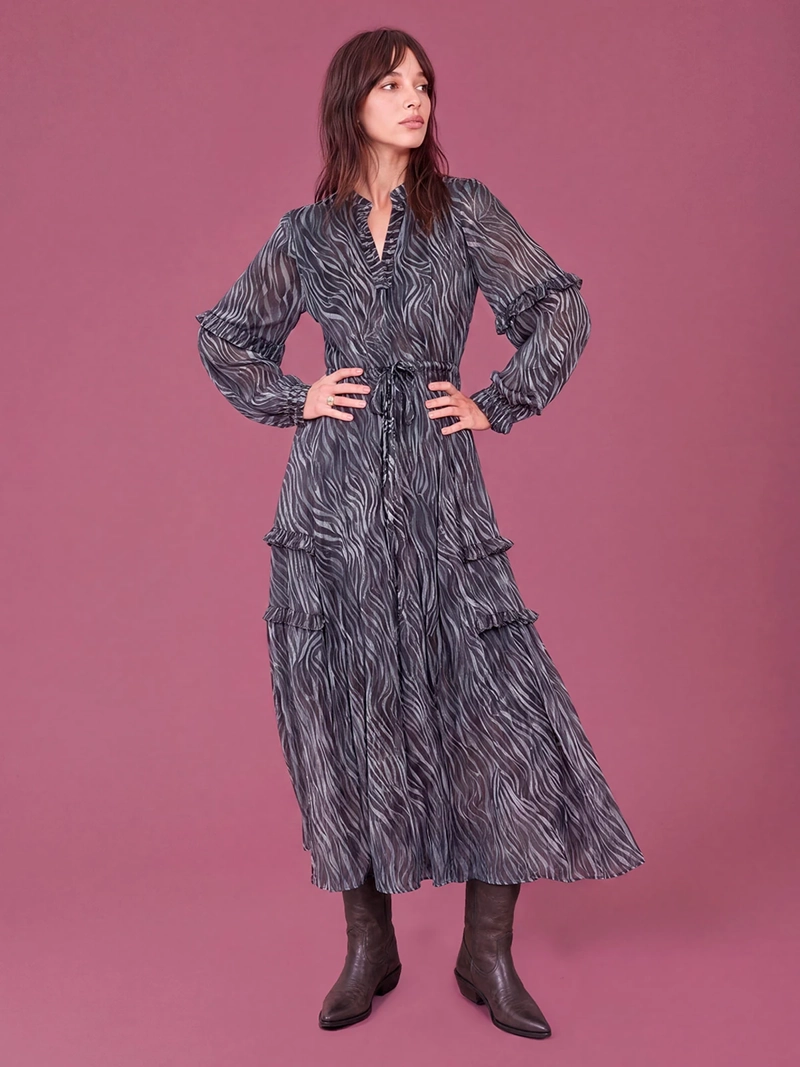 VESTIDO MUJER MARIA CHER X MARQUIS BORDADO - 1