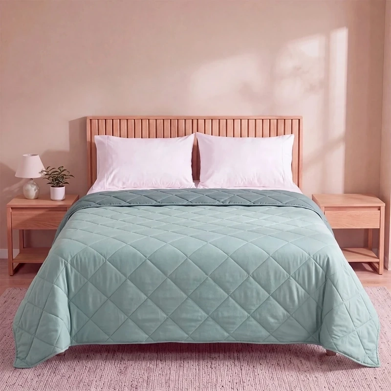 PLUMÓN RIPLEY HOME PROMO 1.5 PLAZAS BICOLOR AQUA
