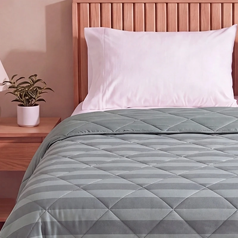 PLUMÓN RIPLEY HOME PROMO 1.5 PLAZAS RAYAS VERDE - 3