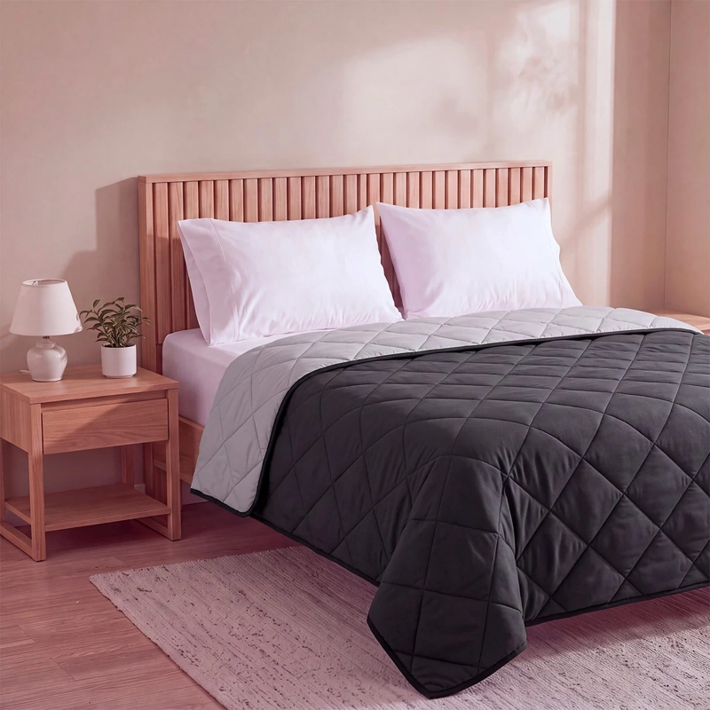 PLUMÓN RIPLEY HOME PROMO BICOLOR 2 PLAZAS NEGRO - 2