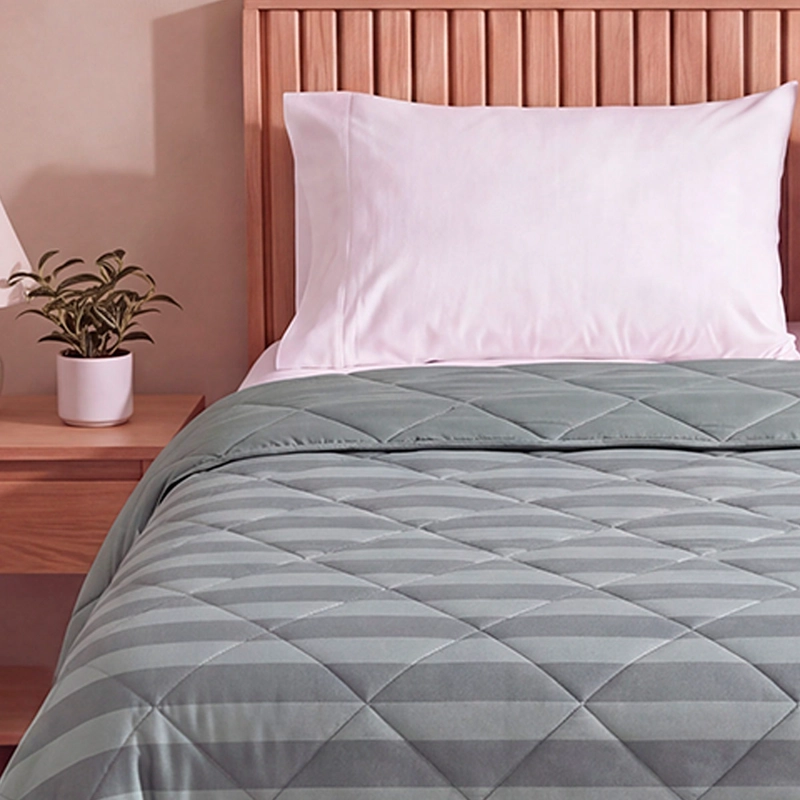 PLUMÓN RIPLEY HOME PROMO RAYAS 2 PLAZAS VERDE - 3