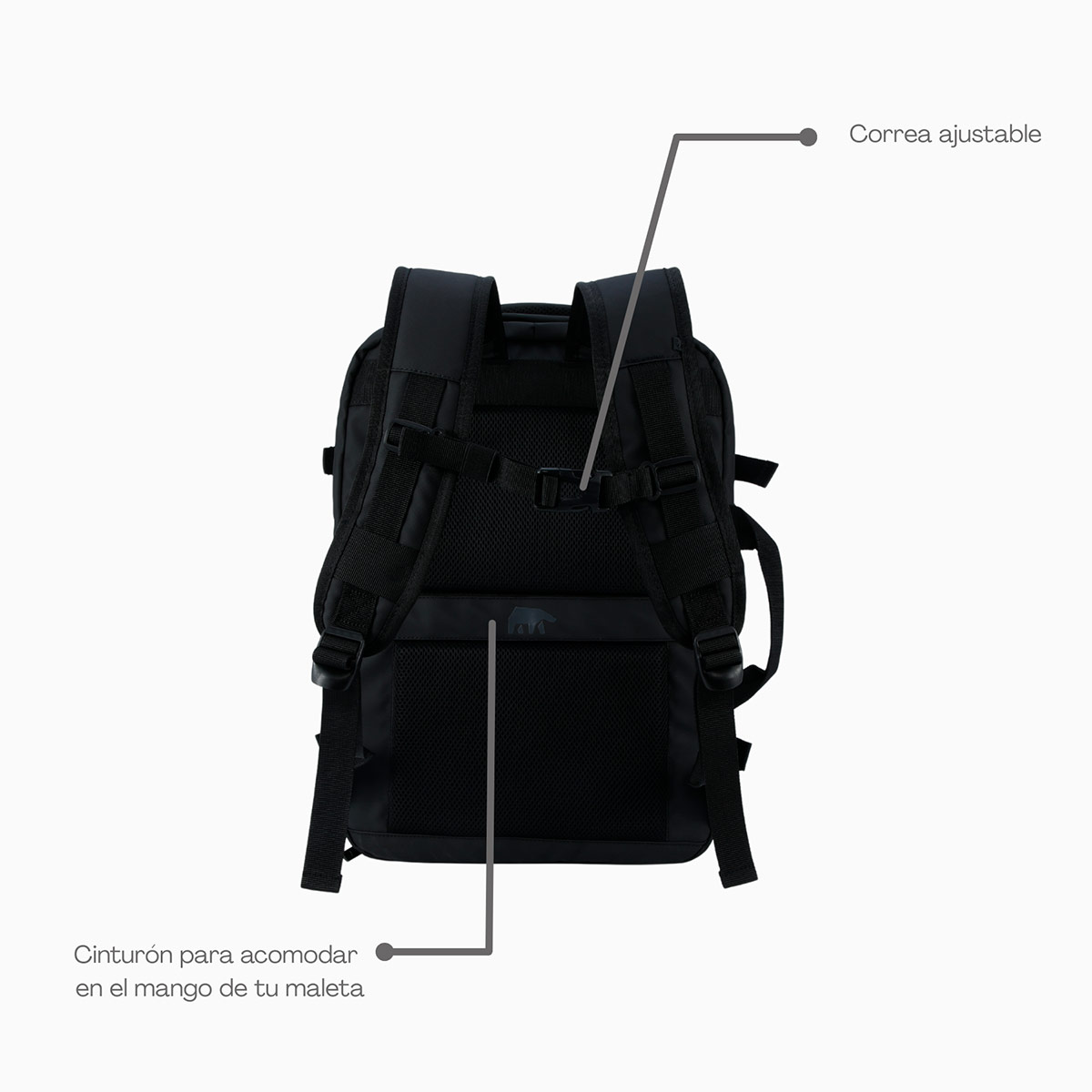 MOCHILA DE VIAJE ZOLA OUTDOORS 34.5 L NEGRO - 2