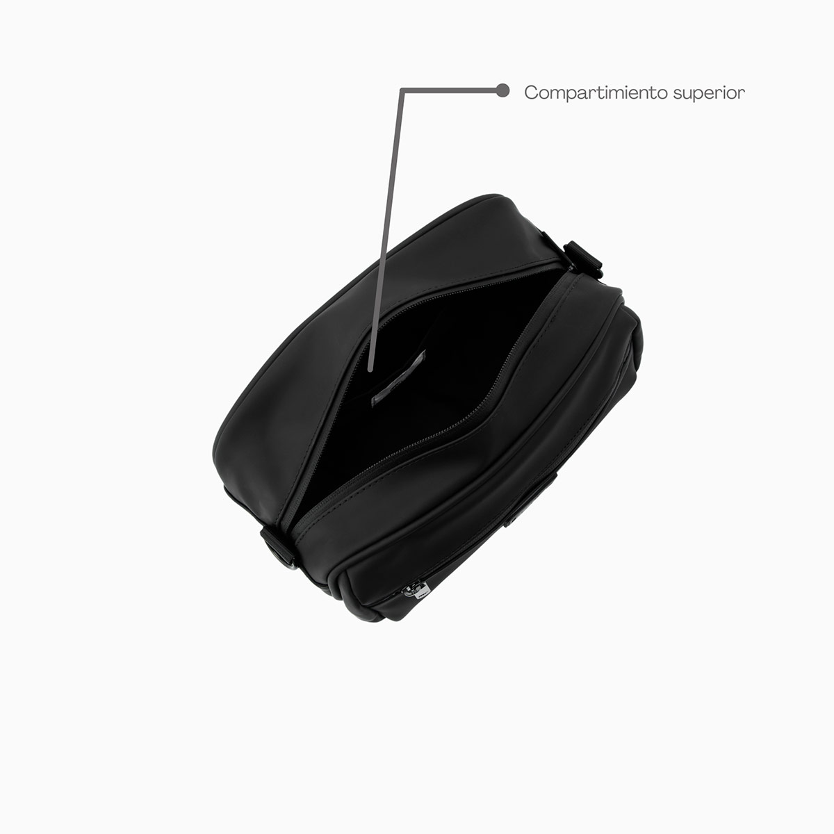 CARTERA ZOLA OUTDOORS CRUZADA NEGRO - 4
