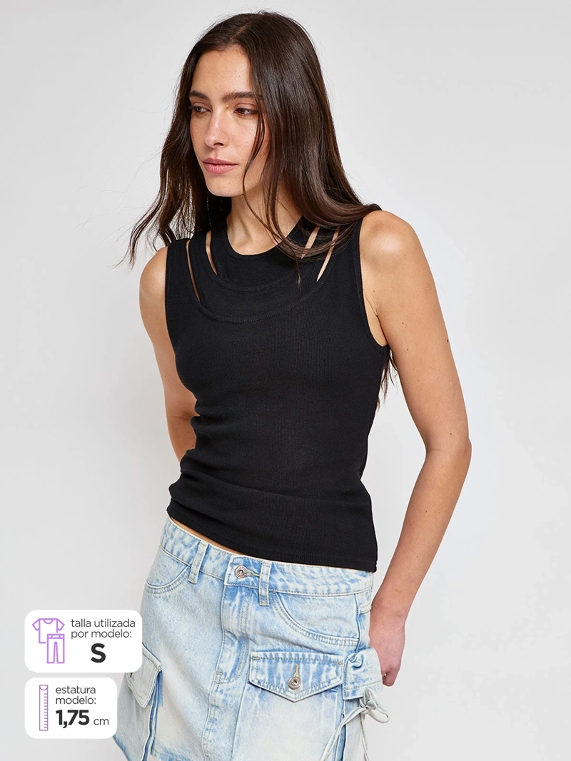 POLERA MUJER APPAREL POWER BY PERALTA ALGODÓN