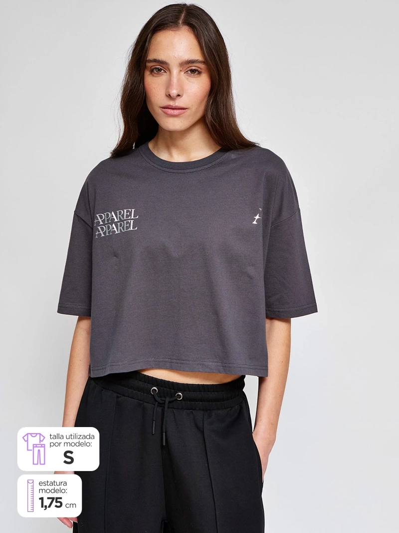 POLERA MUJER APPAREL POWER BY PERALTA ALGODÓN ESTAMPADA - 1