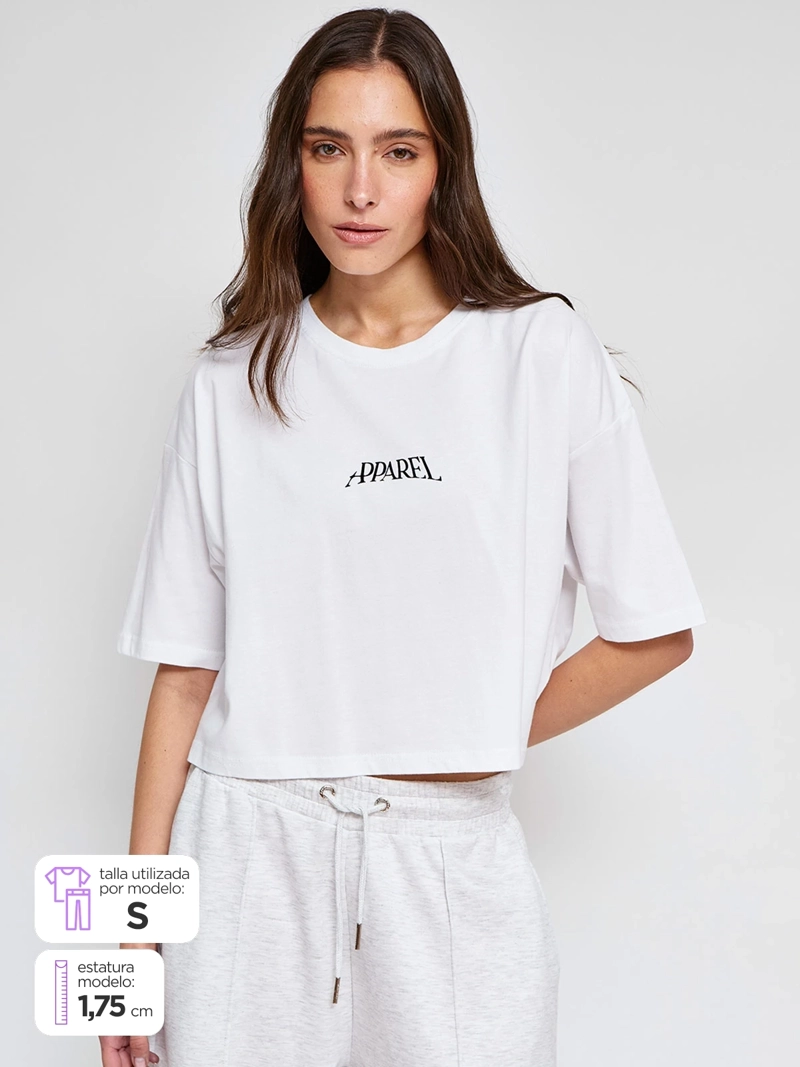POLERA MUJER APPAREL POWER BY PERALTA ALGODÓN ESTAMPADA - 1