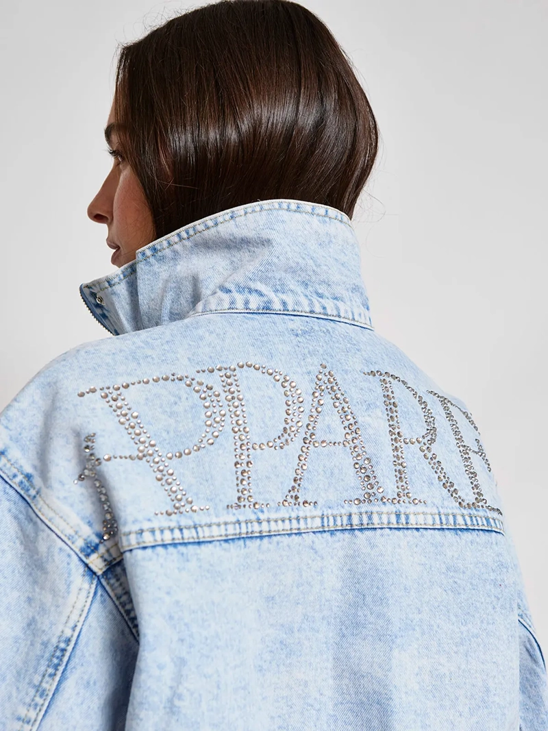 CHAQUETA MUJER APPAREL POWER BY PERALTA ALGODÓN BRILLOS - 5