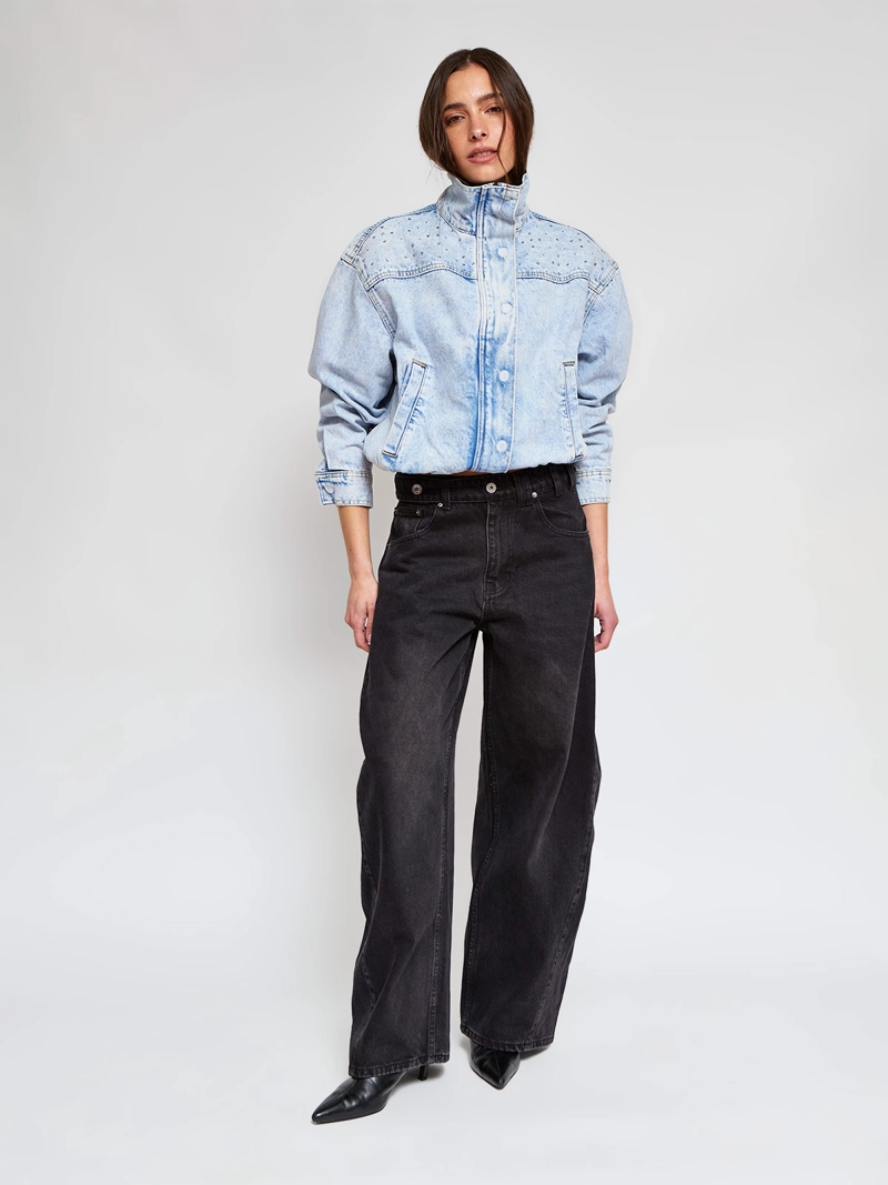 CHAQUETA MUJER APPAREL POWER BY PERALTA ALGODÓN BRILLOS - 7