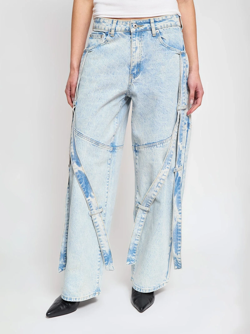 JEANS MUJER APPAREL POWER BY PERALTA ALGODÓN BRILLOS - 2