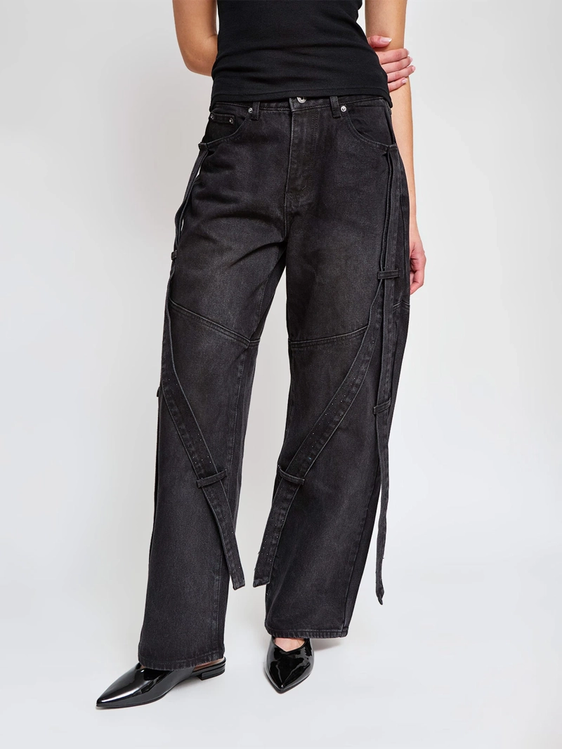 JEANS MUJER APPAREL POWER BY PERALTA ALGODÓN BRILLOS - 2