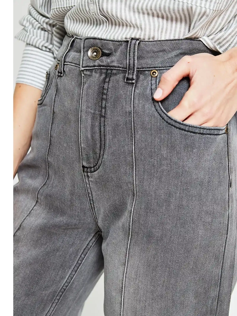 JEANS MUJER REGATTA ALGODÓN WIDE LEG - 4