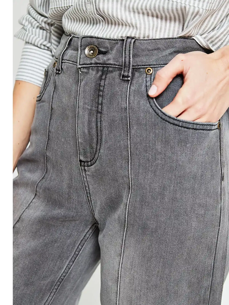 JEANS MUJER REGATTA ALGODÓN WIDE LEG - 4