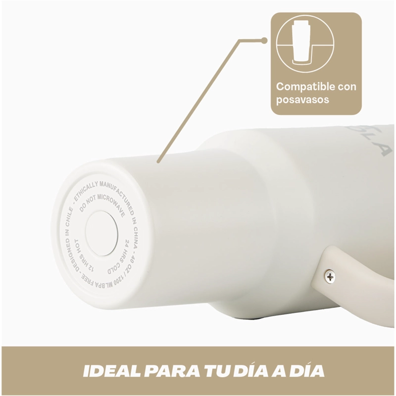 VASO QUENCHER 1.2 LITROS CREMA ZOLA - 2