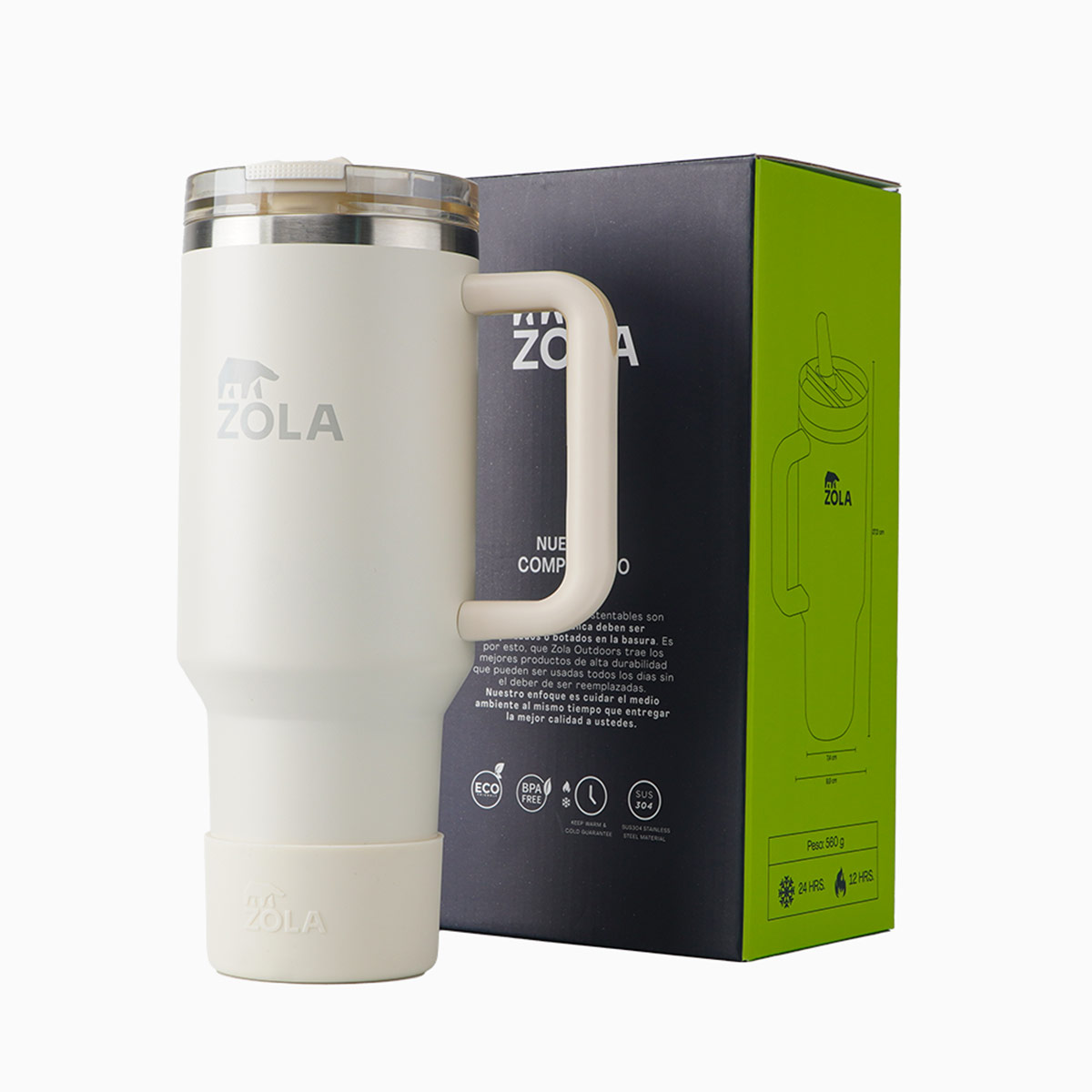 VASO QUENCHER 1.2 LITROS CREMA ZOLA - 5