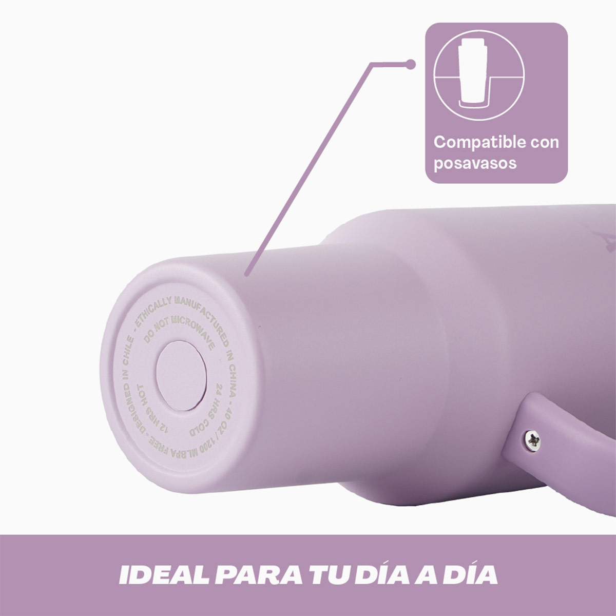 VASO QUENCHER 1.2 LITROS LILA ZOLA - 2