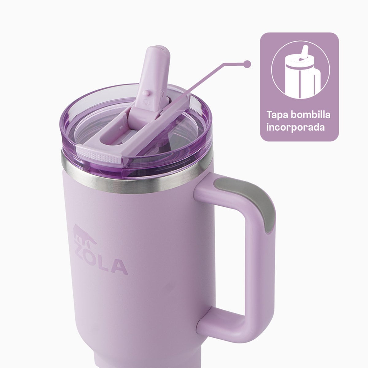 VASO QUENCHER 1.2 LITROS LILA ZOLA - 4