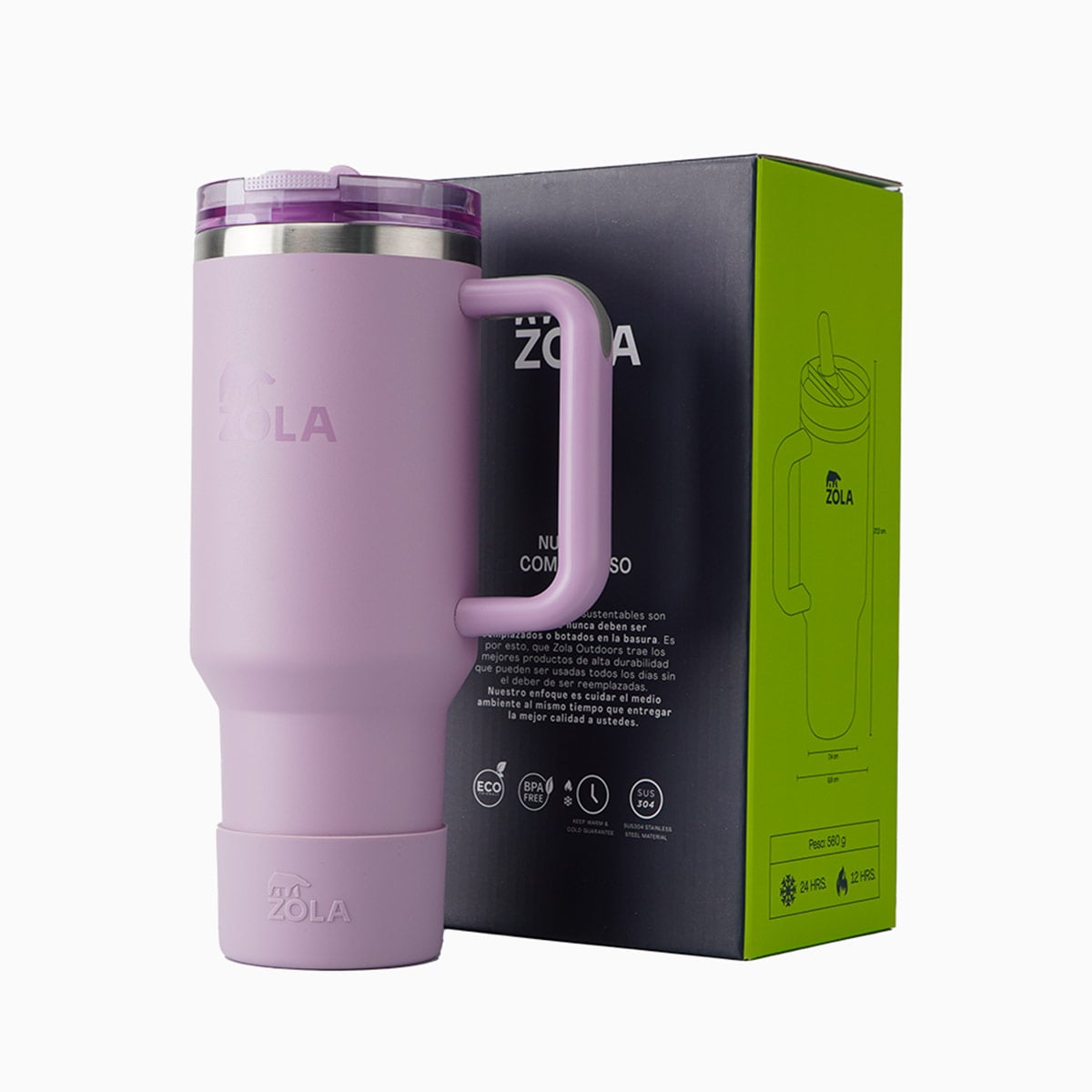 VASO QUENCHER 1.2 LITROS LILA ZOLA - 5