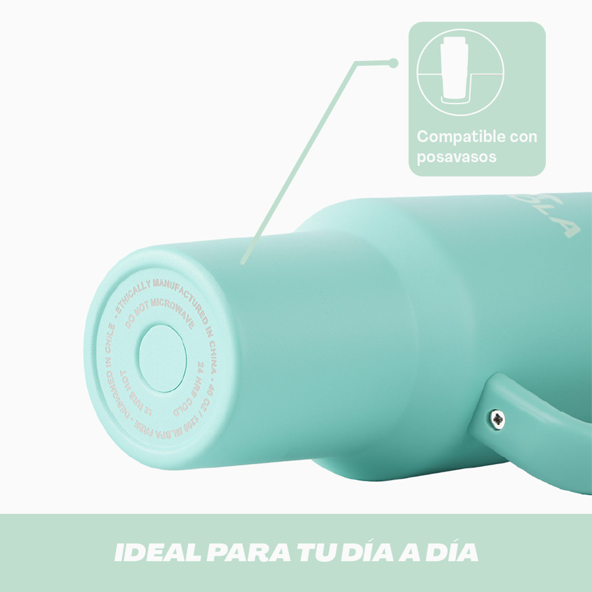 VASO QUENCHER 1.2 LITROS CELESTE ZOLA - 3