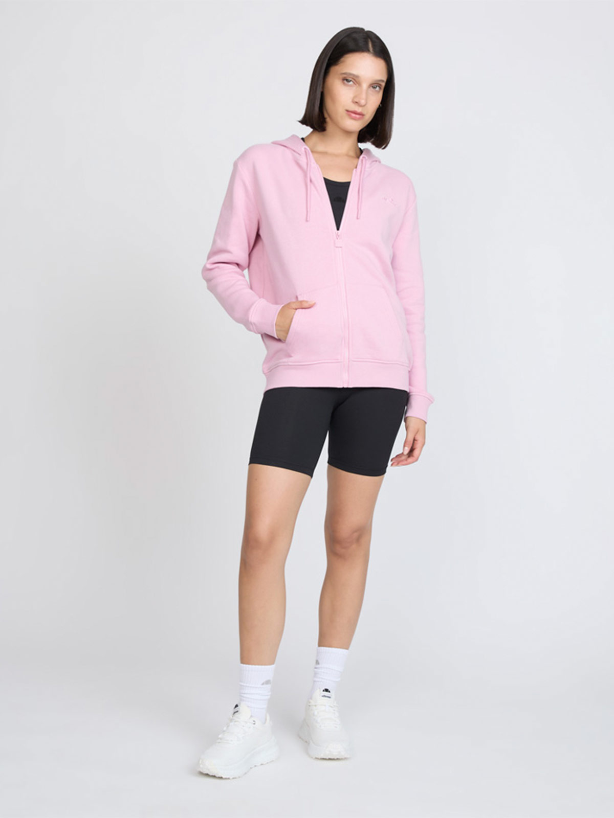 POLERON MUJER ELLESSE MANGA LARGA CELESTE - 4