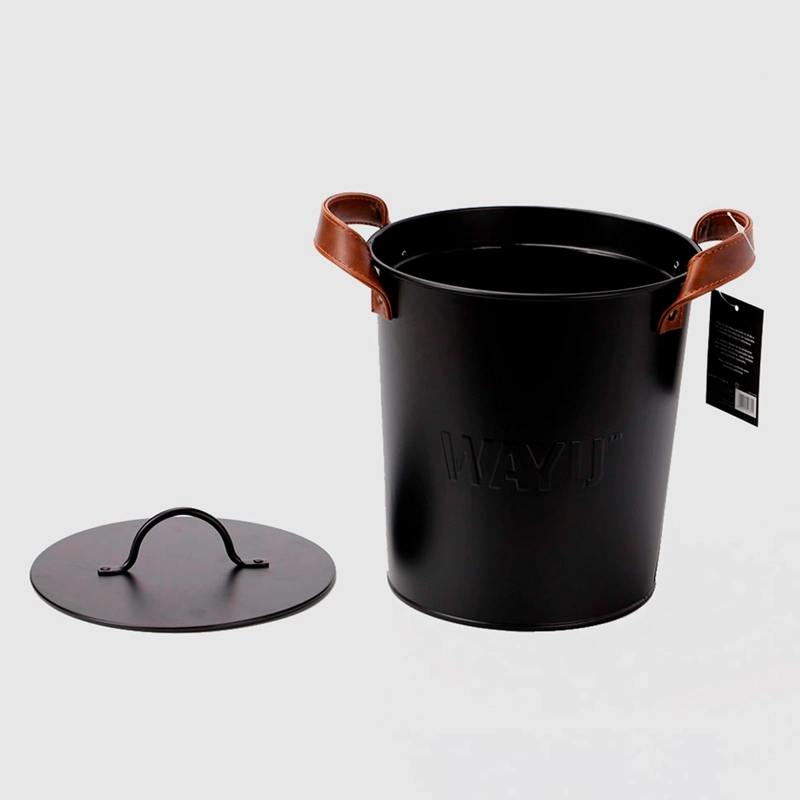 HIELERA WAYU METÁLICA CON TAPA NEGRO - 2